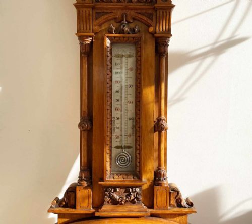 fig 4. Monumental Victorian Exhibition Aneroid Barometer by Dollond of London