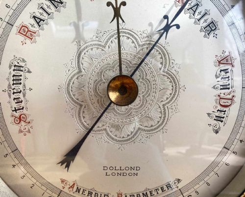 fig 6. Monumental Victorian Exhibition Aneroid Barometer by Dollond of London