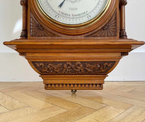 fig 7. Monumental Victorian Exhibition Aneroid Barometer by Dollond of London