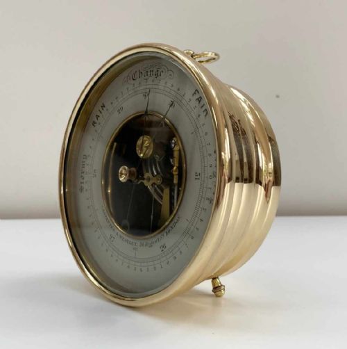 fig 4. Victorian Desktop Aneroid Barometer by Carpenter & Westley Engraved to The Reverend Henry Walford