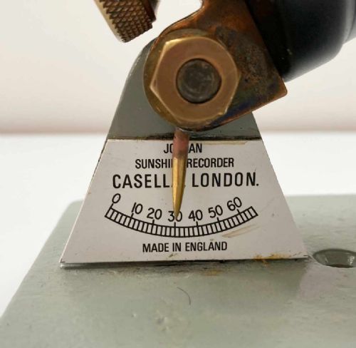 fig 5. Early Twentieth Century Jordans Pattern Sunshine Recorder by Casella London