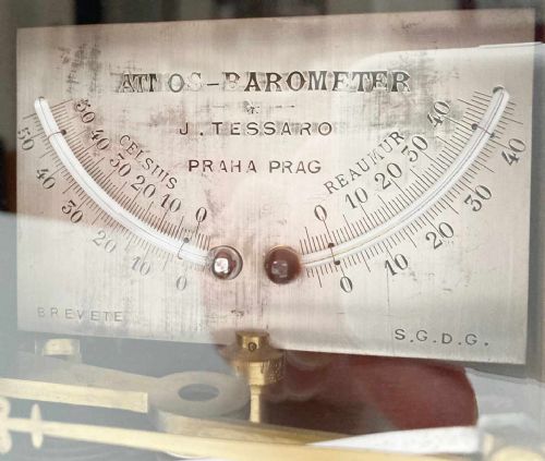 FRENCH VICTORIAN ATMOS BAROMETER - ADDITIONAL PHOTO 4