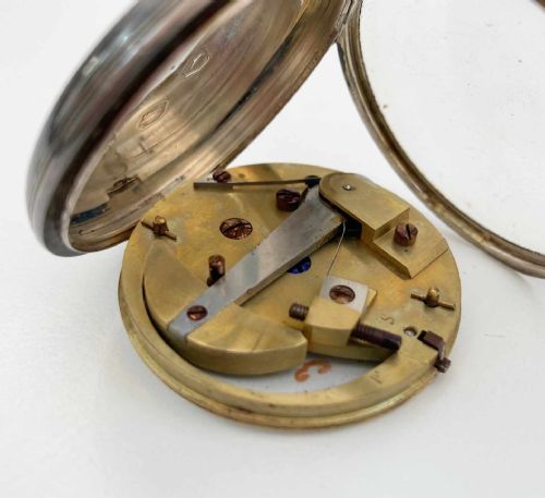 fig 6. Mid Victorian Silver Cased Paynes Patent Pedometer Retailed by Negretti & Zambra