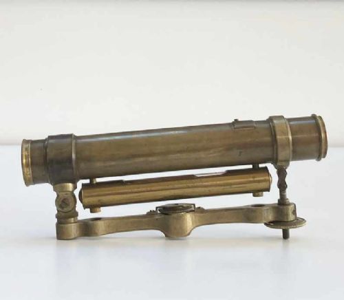 fig 1. Eighteenth Century Cased Surveyors Level Attributed to Benjamin Martin