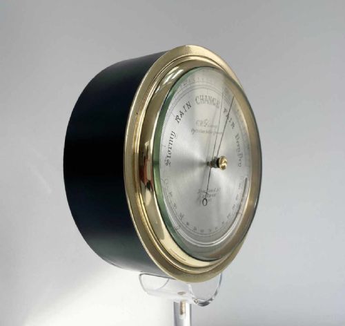 fig 5. Victorian Aneroid Barometer by CW Dixey of Bond Street London