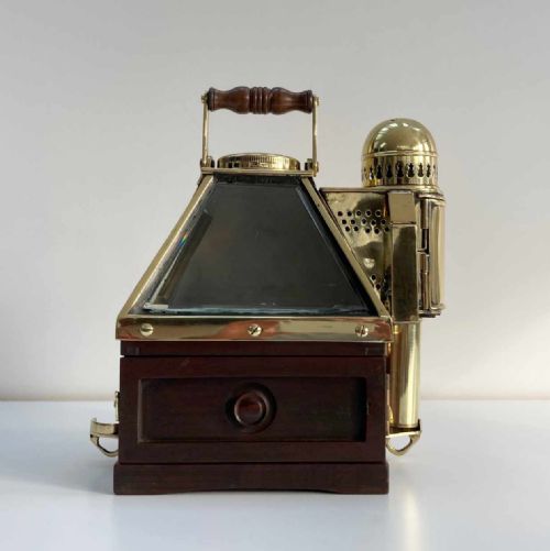 Royal Navy Pattern 20 Patent Binnacle with Liquid Boat Compass by Dent & Co London