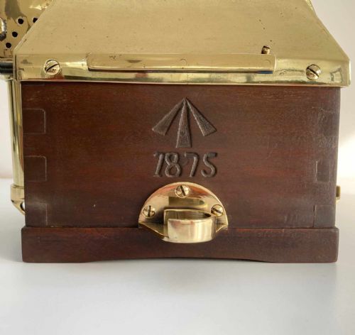 fig 5. Royal Navy Pattern 20 Patent Binnacle with Liquid Boat Compass by Dent & Co London