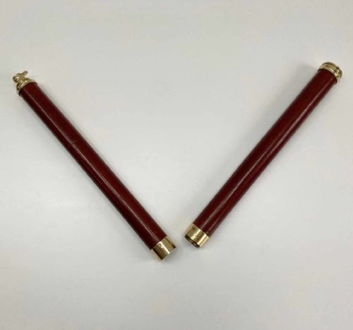 fig 4. Mid Eighteenth Century Two Part Refracting Telescope by Doallond London