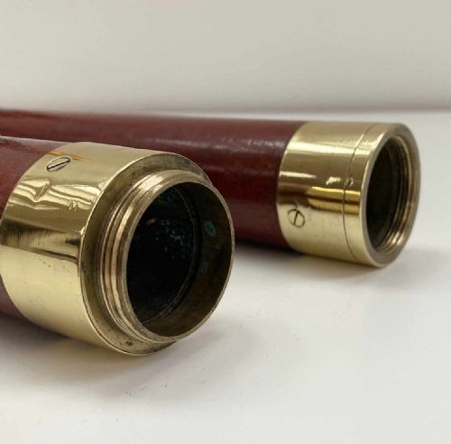 fig 7. Mid Eighteenth Century Two Part Refracting Telescope by Doallond London