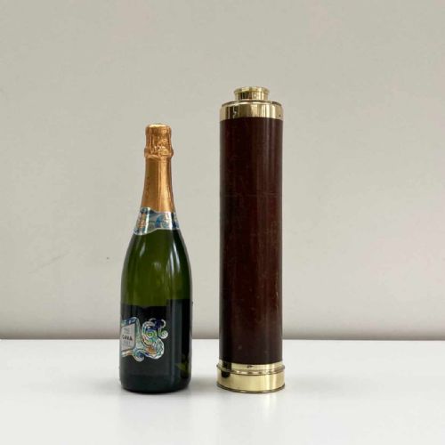 fig 2. Large Eighteenth Century Five Draw Library Telescope by Dollond London