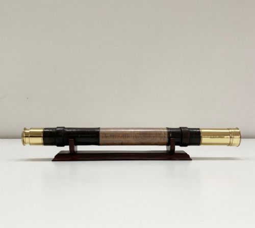 Mid Victorian Officer of the Watch Flag Panel Telescope for Ea Seagrove the Hard Portsea