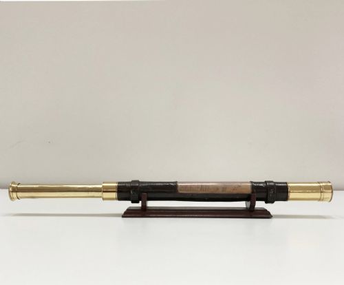 fig 1. Mid Victorian Officer of The Watch Flag Panel Telescope for EA Seagrove The Hard Portsea