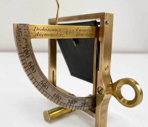 fig 4. Early Victorian Dickinsons Anemometer by Joseph Casartelli Manchester