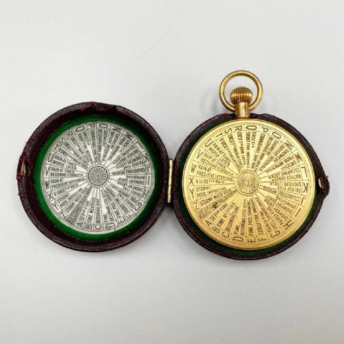 fig 2. Pocket Weather Forecasting Aneroid Barometer by Negretti & Zambra