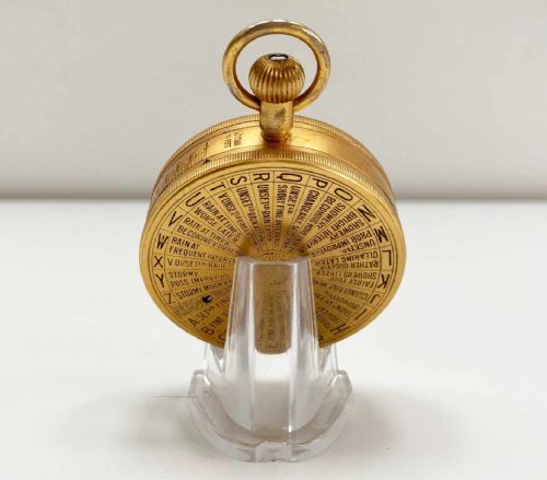 fig 3. Pocket Weather Forecasting Aneroid Barometer by Negretti & Zambra