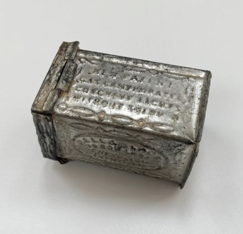 fig 4. Early Victorian Box of Congreve Matches by Bell & Black London