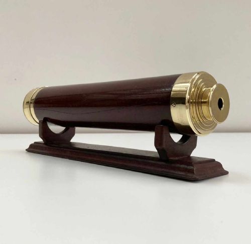 fig 3. Four Draw Telescope by Watkins of Charing Cross Engraved to Frances Nisbet