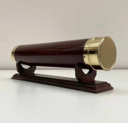 fig 5. Four Draw Telescope by Watkins of Charing Cross Engraved to Frances Nisbet