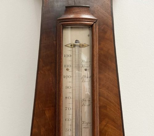 fig 6. George IV Mahogany Wheel Barometer by Alexander Adie Edinburgh