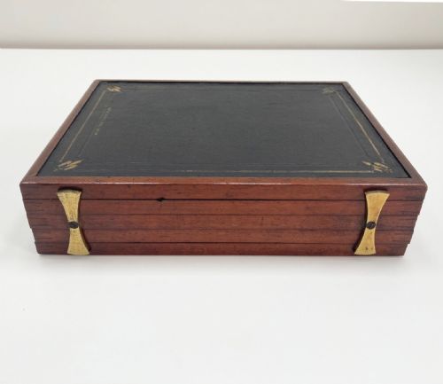 fig 4. Early Victorian Portable Microscope Slide Case by Smith Beck & Beck London