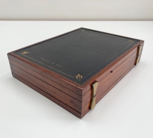 fig 6. Early Victorian Portable Microscope Slide Case by Smith Beck & Beck London