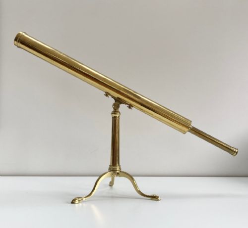 fig 1. Early Nineteenth Century Library Telescope on Stand by Thomas Harris & Son London