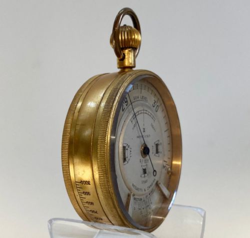 fig 6. Pocket Weather Forecasting Aneroid Barometer by Negretti & Zambra