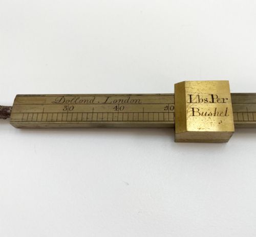 fig 5. Georgian Chondrometer or Grain Scale by Dollond of London