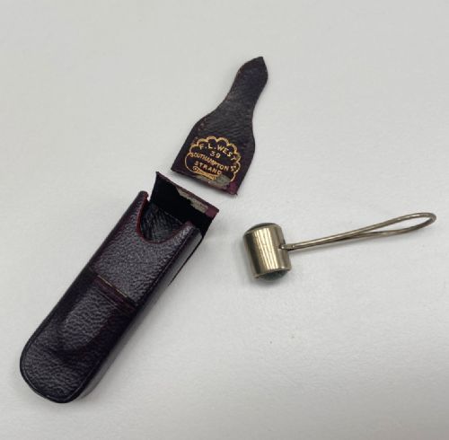 fig 6. Early Victorian Cased Stanhope Lens by Francis Linsell West London
