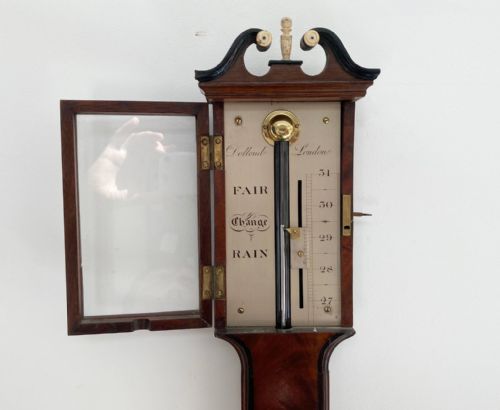 fig 3. George III Stick Barometer by Dollond London