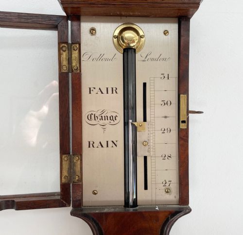 fig 4. George III Stick Barometer by Dollond London