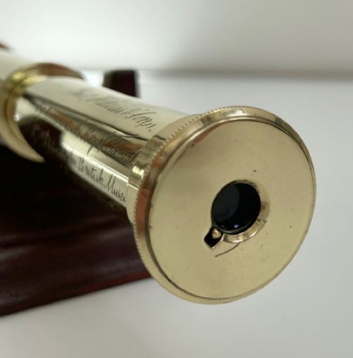 fig 3. George IV Three Draw Telescope by Thomas Harris & Son London