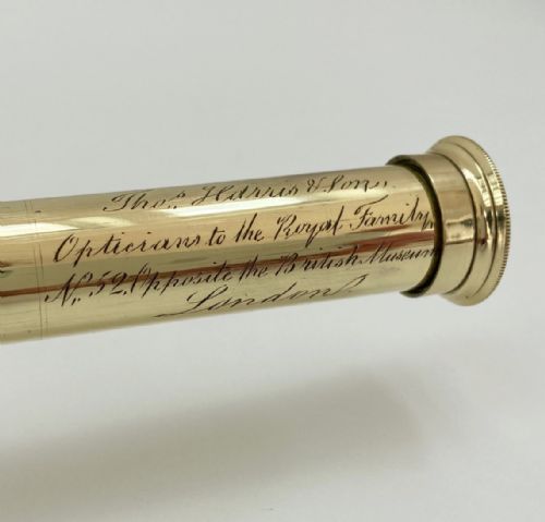 fig 4. George IV Three Draw Telescope by Thomas Harris & Son London