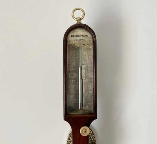 fig 1. Early Victorian Marine Barometer by Dring & Fage London