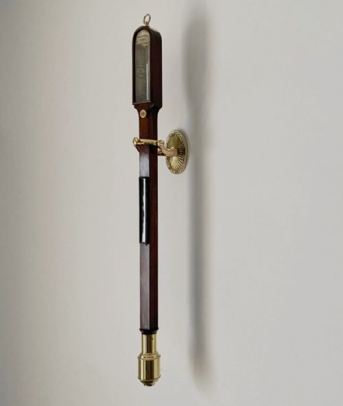 fig 2. Early Victorian Marine Barometer by Dring & Fage London