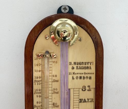 fig 2. Very Early Stick Barometer by Negretti & Zambra London
