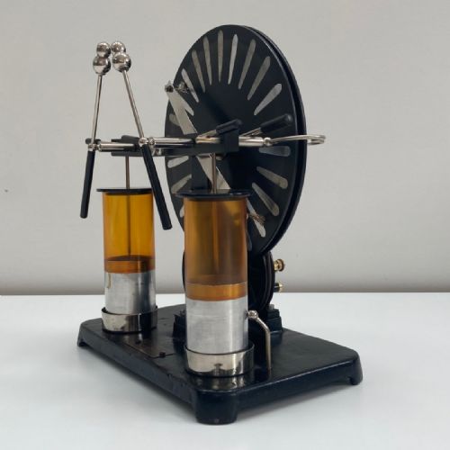 fig 2. Early Twentieth Century Wimshurst Machine by Baird & Tatlock