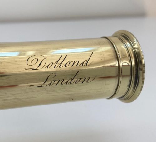fig 5. Early Victorian Telescope by Dollond with East India Company Presentation Engraving