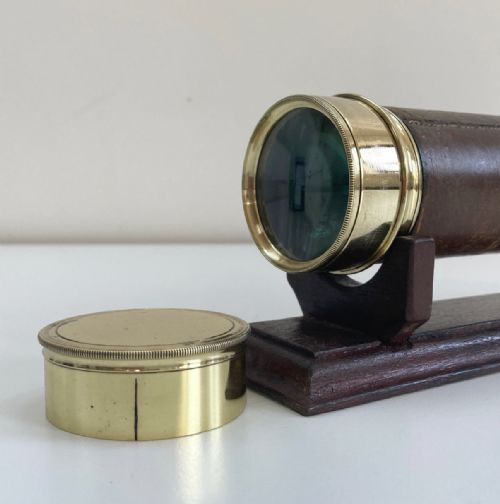fig 3. Victorian Telescope by Troughton & Simms with East India Company Engineers Dedication