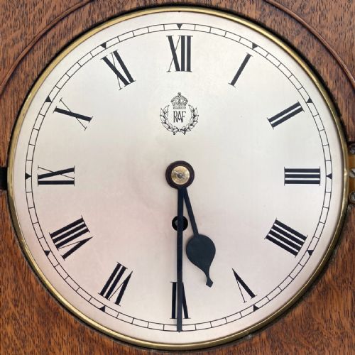 fig 3. World War 2 RAF Officers Mess Mantle clock by FW Elliott & Sons