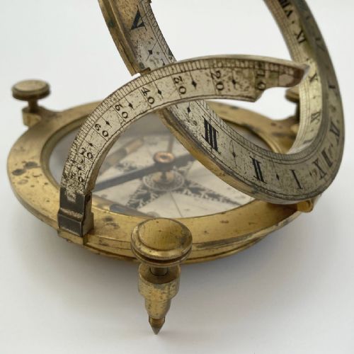 fig 3. Georgian Universal Equinoctial Sundial by Robert Brettell Bate London