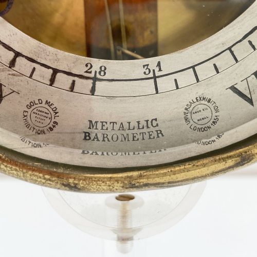 fig 1. Rare Series Two Bourdon & Richard Aneroid Barometer with Thermometer