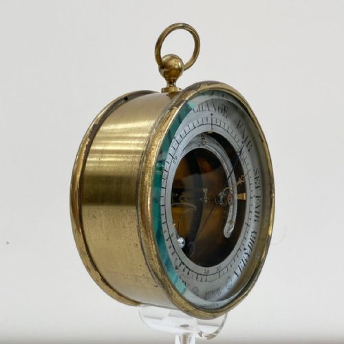 fig 4. Rare Series Two Bourdon & Richard Aneroid Barometer with Thermometer