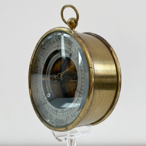 fig 5. Rare Series Two Bourdon & Richard Aneroid Barometer with Thermometer