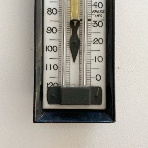 fig 2. Mid Victorian Self Registering Max Min Thermometer in Case by Negretti & Zambra