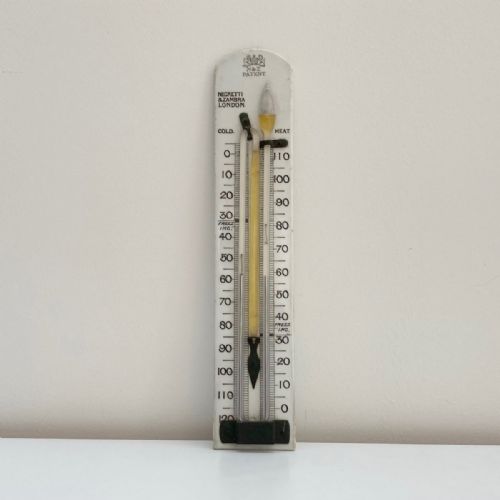 fig 3. Mid Victorian Self Registering Max Min Thermometer in Case by Negretti & Zambra