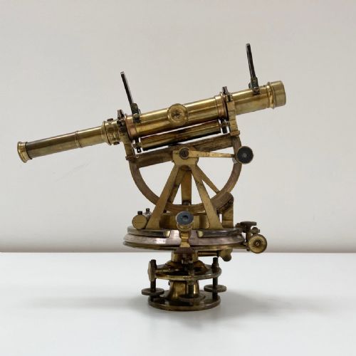 William IV Cased Miniature Altazimuth Theodolite by Cox of Devonport