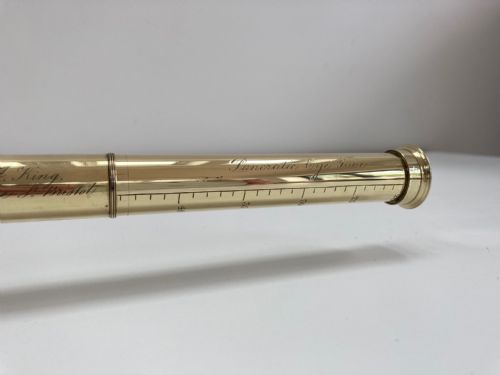 fig 5. George IV Telescope with Secret Pancratic Eye Tube by John King of Bristol