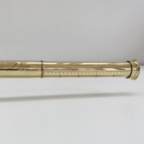 fig 6. George IV Telescope with Secret Pancratic Eye Tube by John King of Bristol