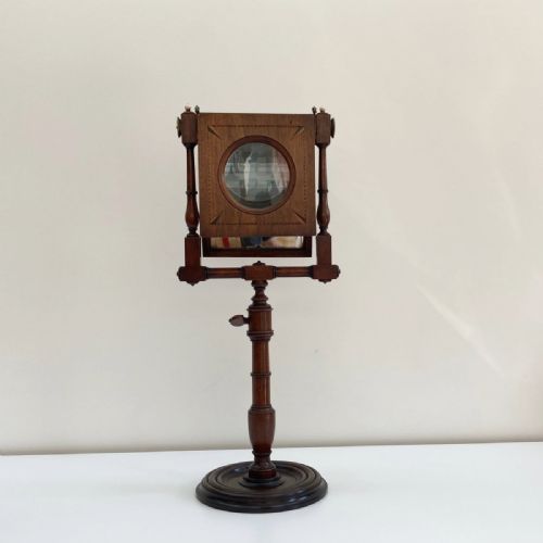 Large Eighteenth Century Mahogany Zograscope